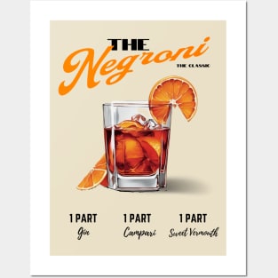 The Classic Negroni Posters and Art